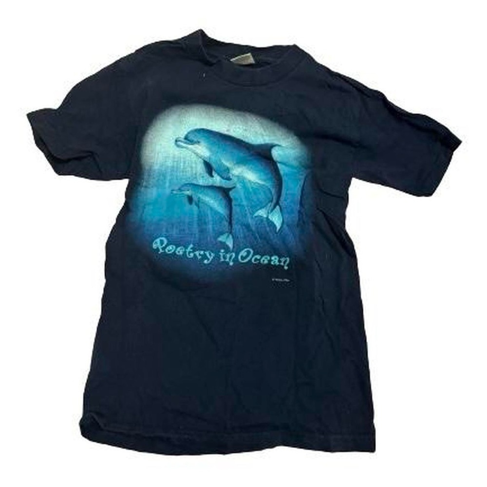Y2K Dolphin Shirt S